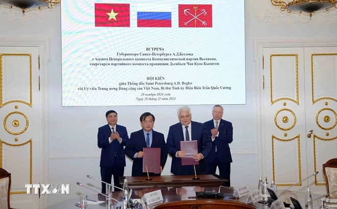 Dien Bien and Saint Petersburg ink cooperation agreement